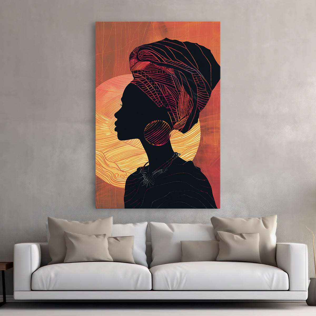 Tablou canvas - AFRICAN WOMAN