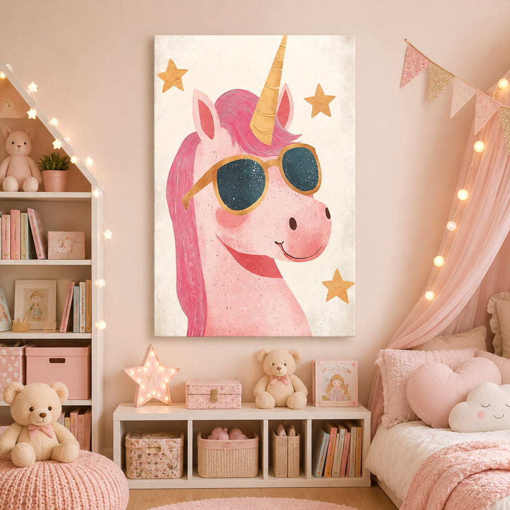 Tablou canvas - PINK UNICORN