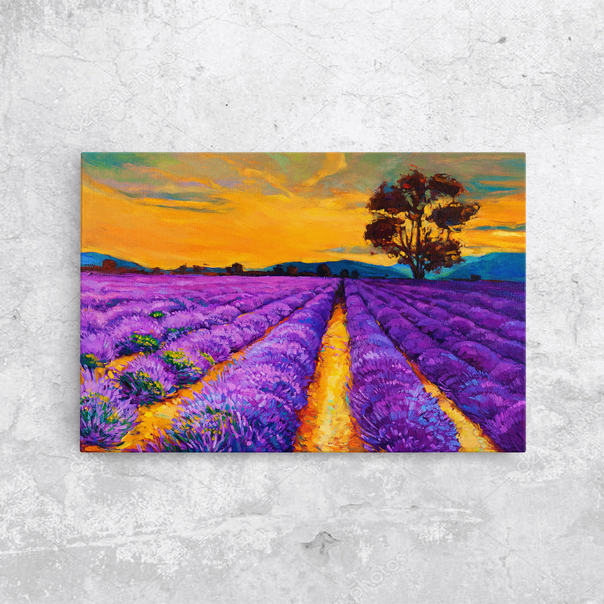 tablou canvas camp de lavanda, lavander field, flori, natura