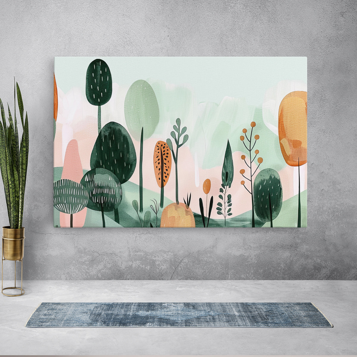 Tablou canvas - BOHO FOREST