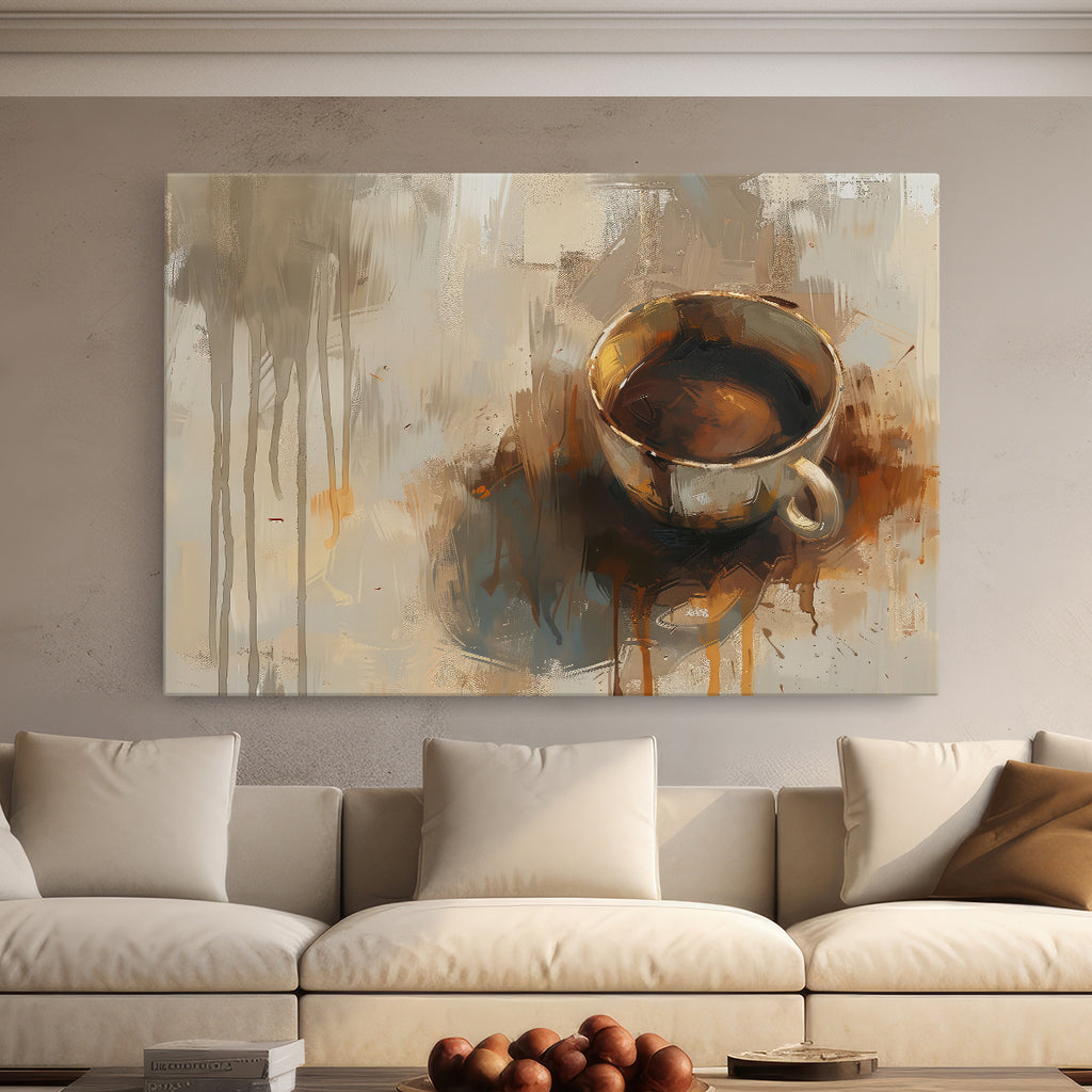 Tablou canvas - ABSTRACT COFEE CUP