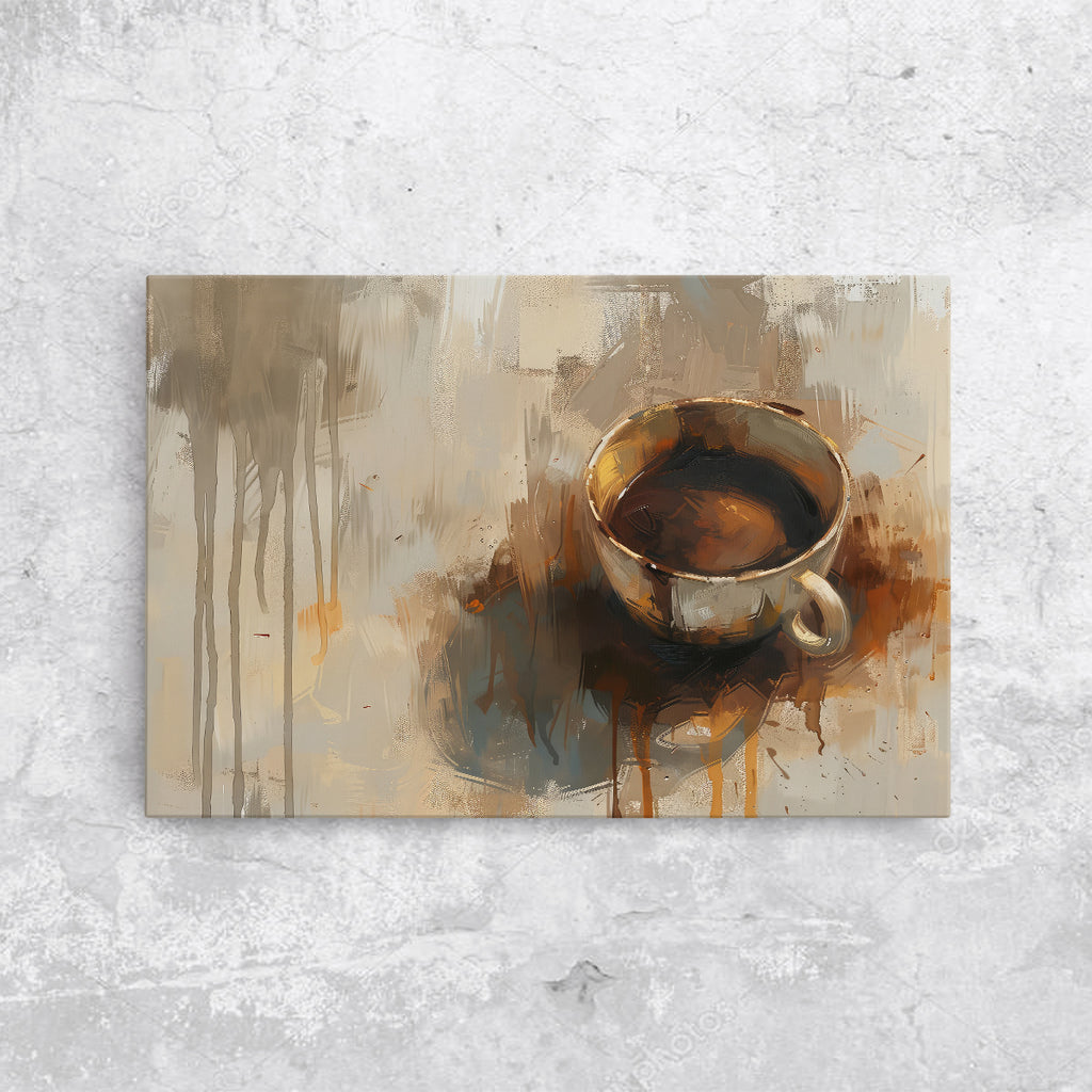 Tablou canvas - ABSTRACT COFEE CUP