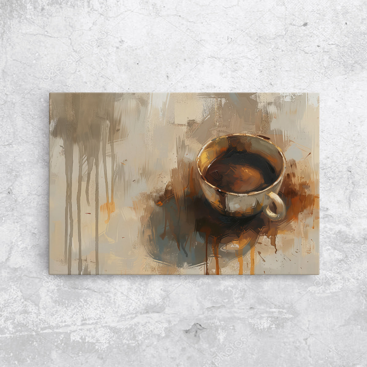 Tablou canvas - ABSTRACT COFEE CUP