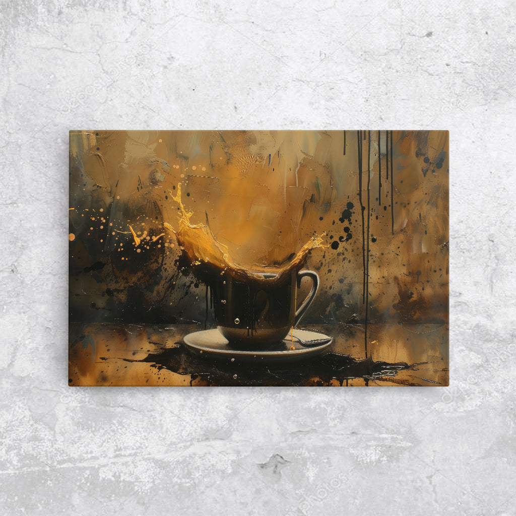 Tablou canvas - ABSTRACT COFFE CUP