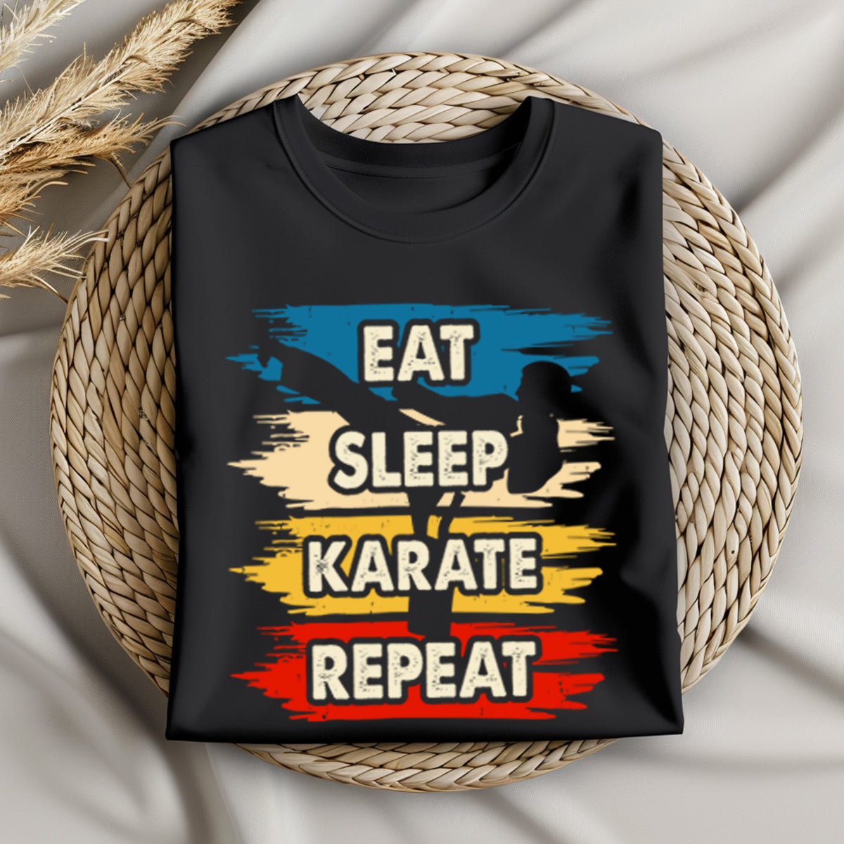 Tricou - EAT SLEEP KARATE REPEAT