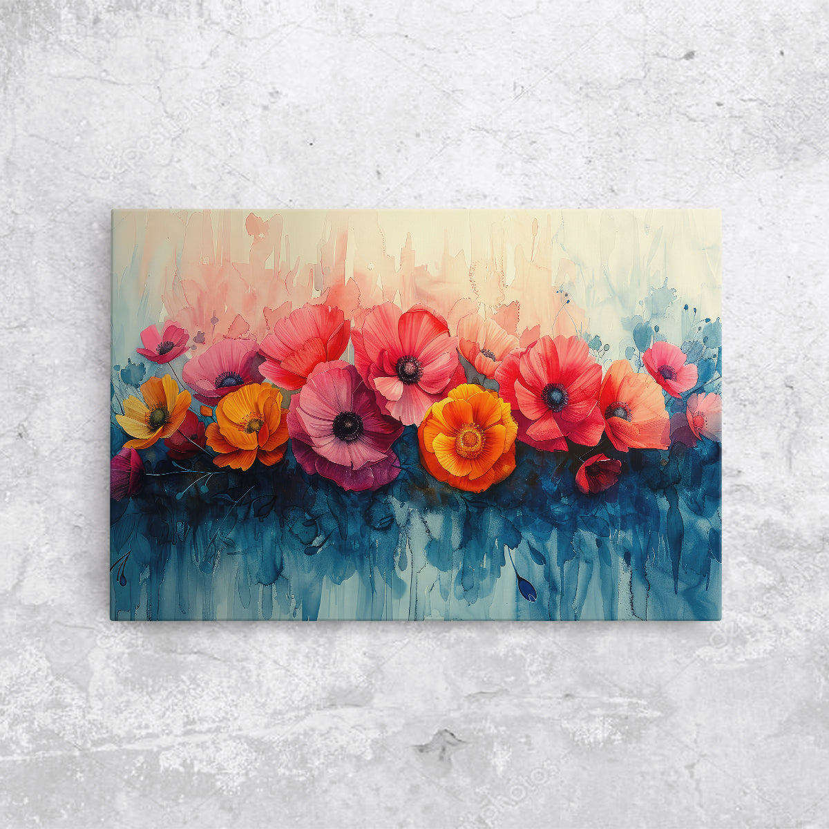 Tablou canvas - ABSTRACT FLOWERS