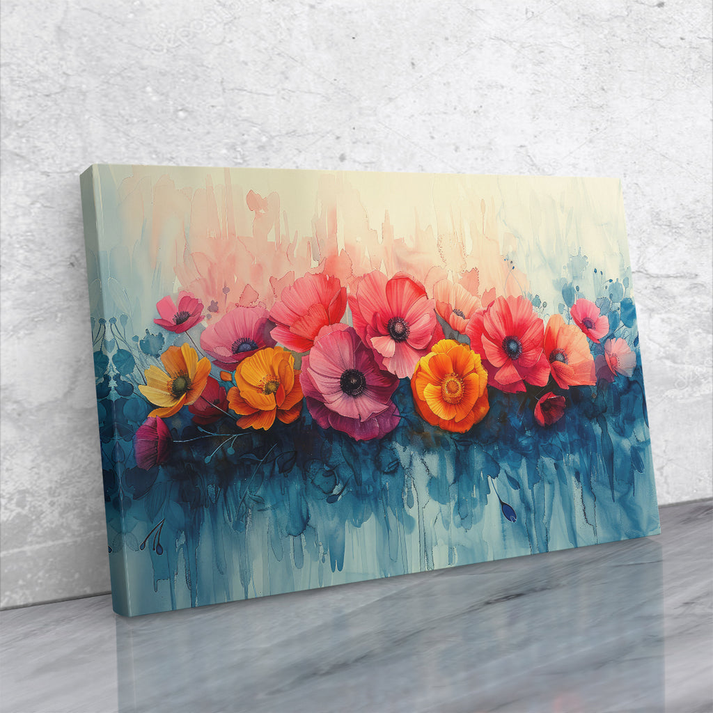 Tablou canvas - ABSTRACT FLOWERS